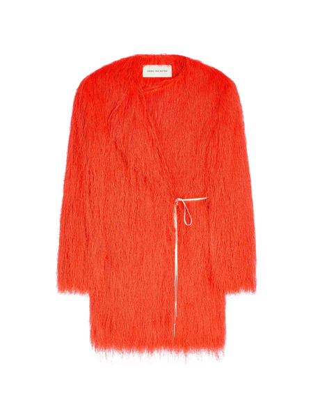  Dries Van Noten Fringed Jacket - Orange 