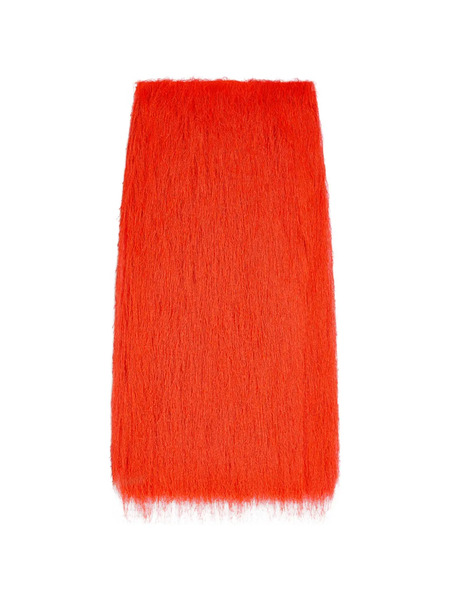  Dries Van Noten Fringed Midi Skirt - Red 