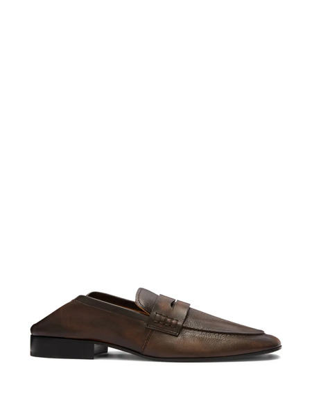  Dries Van Noten Leather Loafers - Brown 