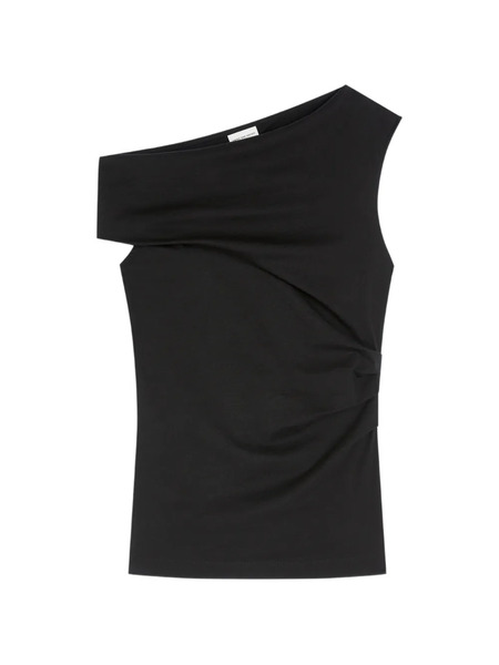  Dries Van Noten Off-shoulder Jersey Top - Black 