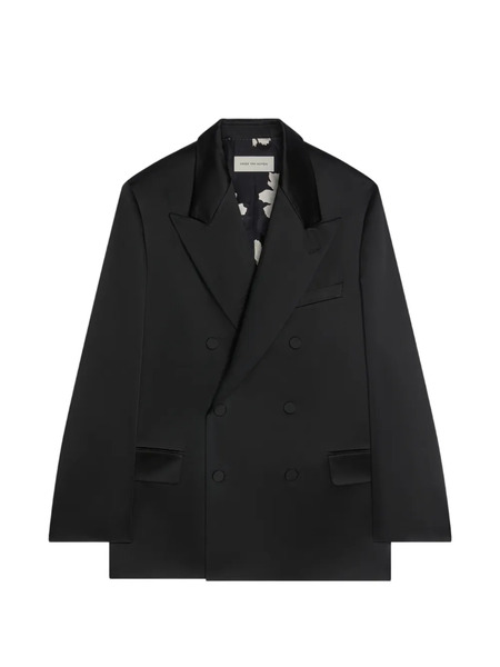  Dries Van Noten Oversized Double-breasted Blazer - Black 