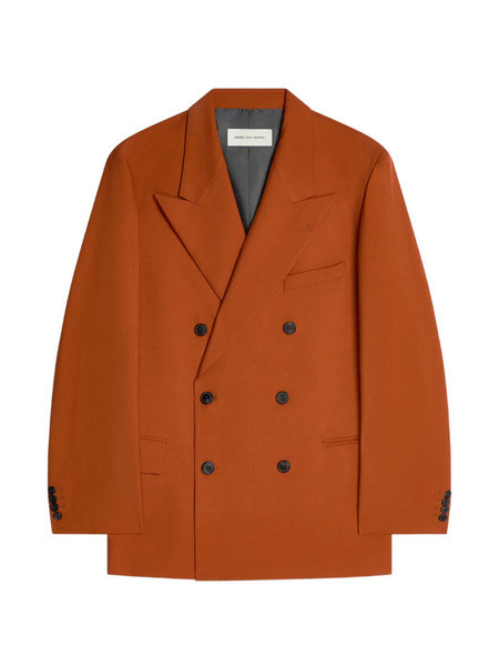  Dries Van Noten Oversized Double-breasted Blazer - Orange 