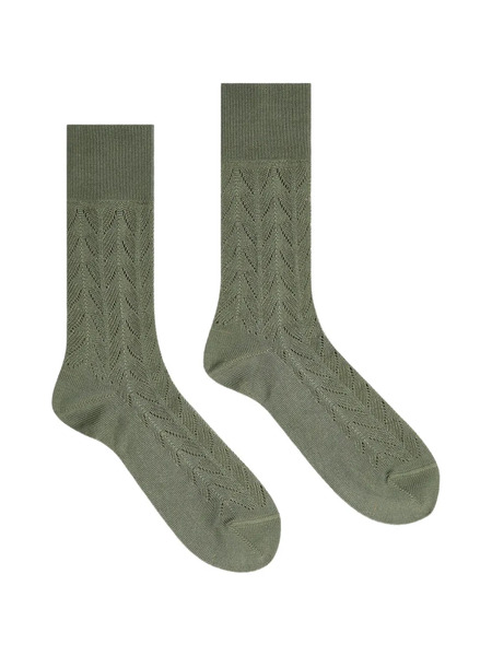  Dries Van Noten Patterned Socks - Green 