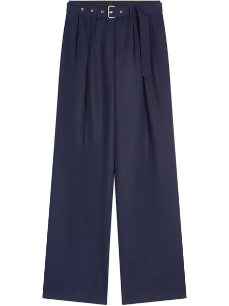  Dries Van Noten Pleat-detailing Trousers - Blue 