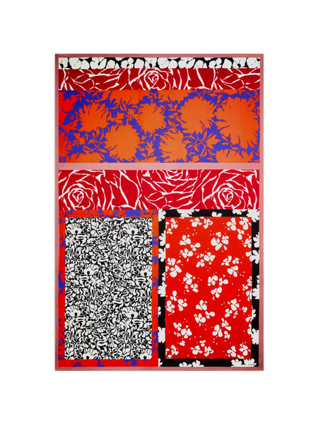  Dries Van Noten Printed Viscose Scarf - Red 