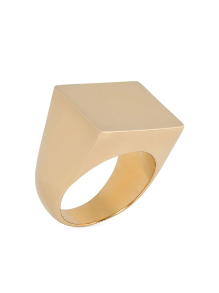  Dries Van Noten Rectangular-signet Ring - Gold 