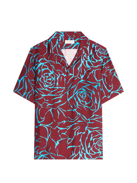  Dries Van Noten Rose-print Shirt - Red 