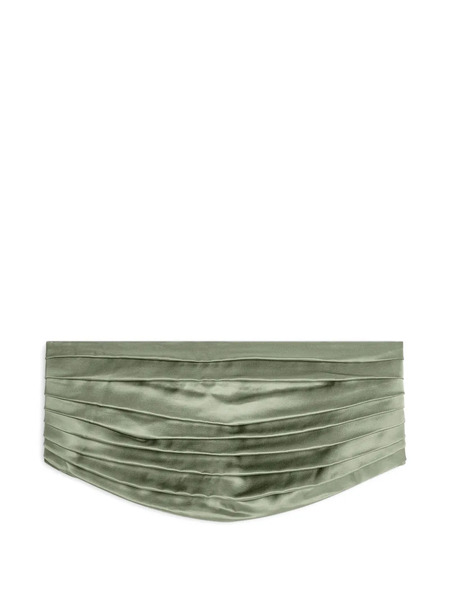 Dries Van Noten Satin Belt - Green 