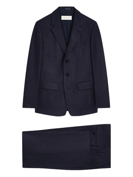  Dries Van Noten Single-breast Wool Suit - Black 