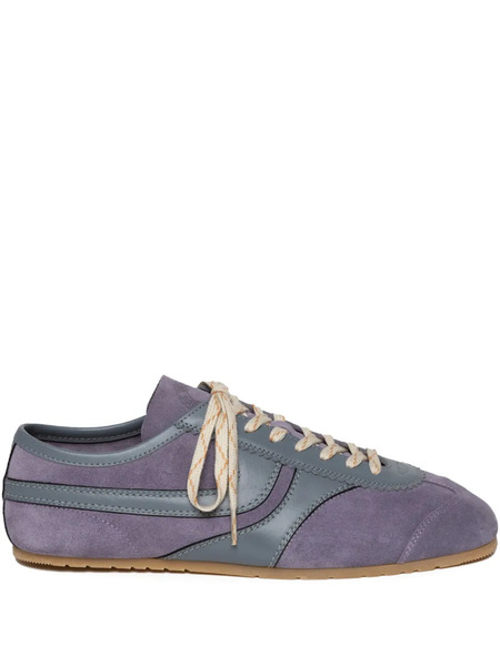  Dries Van Noten Suede-panelled Sneakers - Purple 