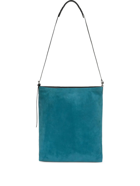  Dries Van Noten Suede Tote Bag - Blue 