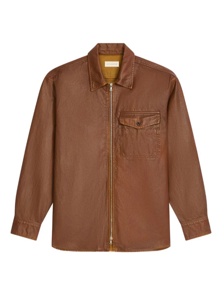 Dries Van Noten Zipped Shirt - Brown 