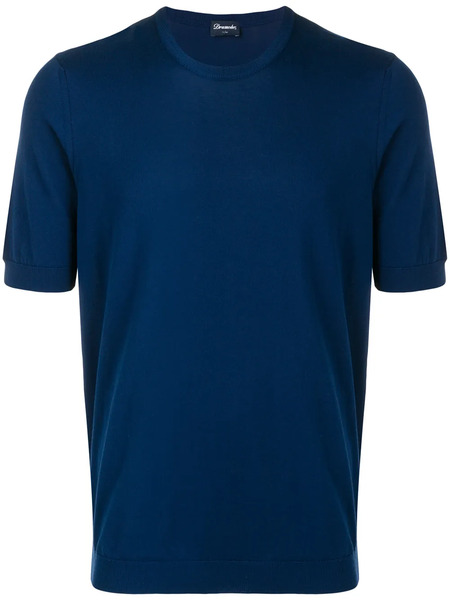  Drumohr Basic T-shirt - Blue 