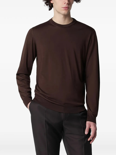  Drumohr Crew-neck Sweater - Brown 