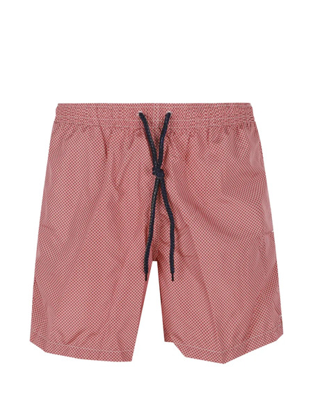  Drumohr Drawstring-patterned Swim Shorts - Red 