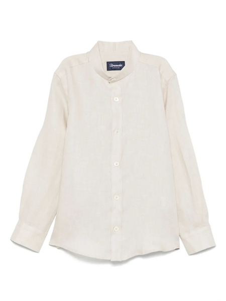  Drumohr Kids Linen Shirt - Neutrals 