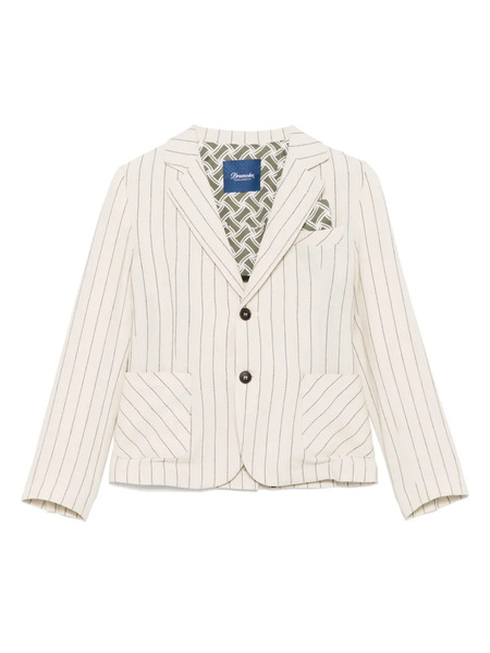  Drumohr Kids Striped Blazer - Neutrals 