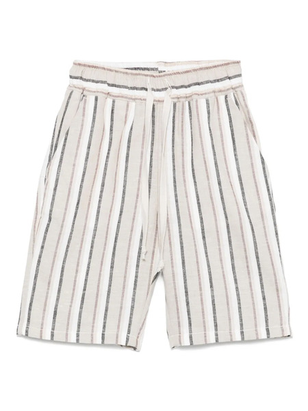 Drumohr Kids Striped Shorts - Neutrals 