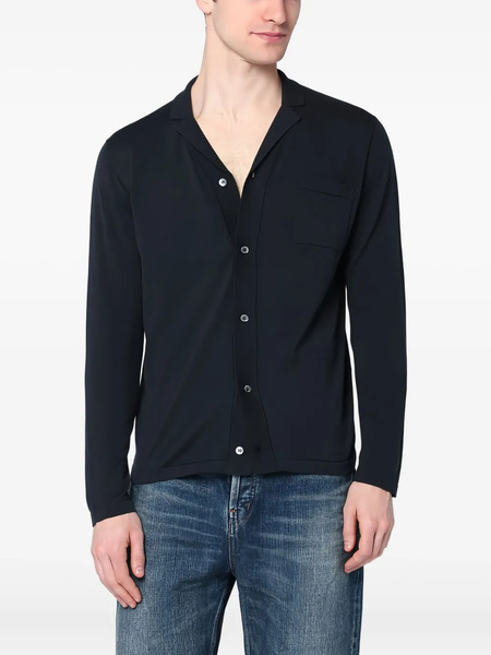  Drumohr Long-sleeve Button-down Shirt - Blue 