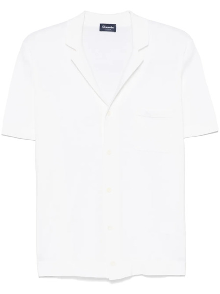  Drumohr Ribbed Shirt - Neutrals 