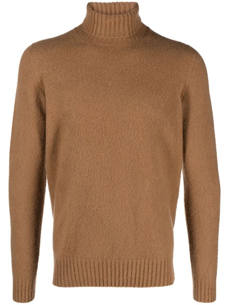  Drumohr Roll-neck Lambs Wool Jumper - Neutrals 