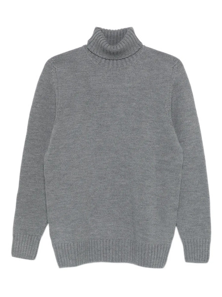  Drumohr Roll-neck Wool Sweater - Grey 