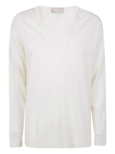  Drumohr V-neck Ribbed Sweater - Neutrals 