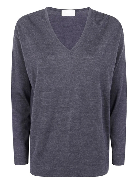  Drumohr V-neck Wool Sweater - Blue 