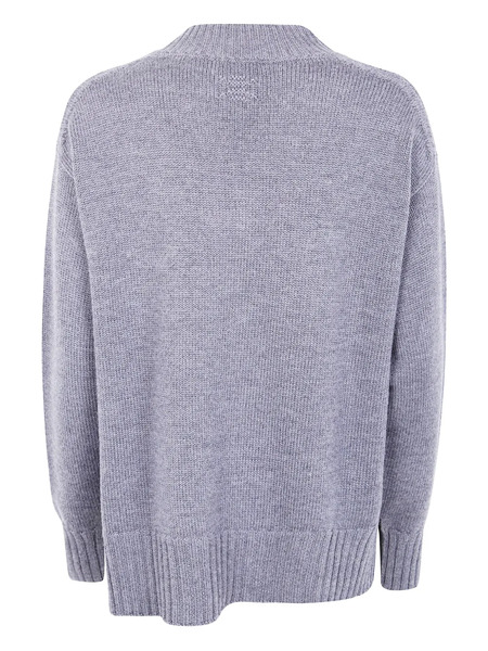  Drumohr V-neck Wool Sweater - Grey 