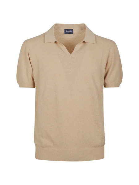  Drumohr Wingtip-collar T-shirt - Neutrals 