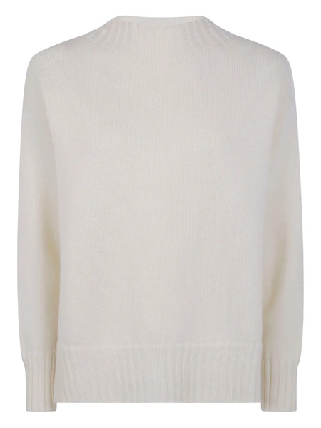  Drumohr Wool Crew-neck Sweater - White 