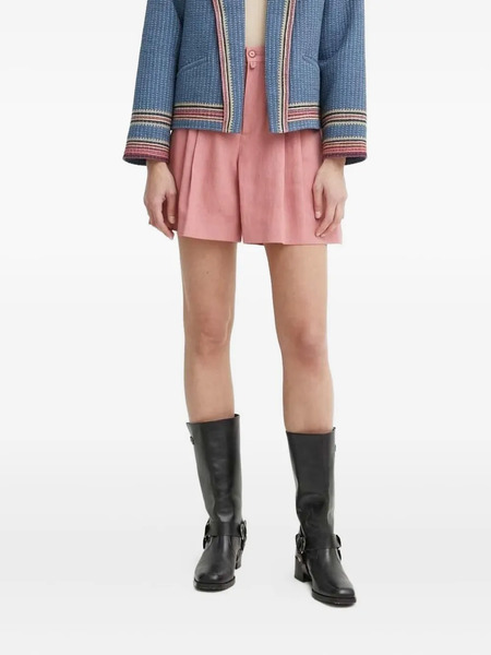  Drykorn Pleated-front Shorts - Pink 