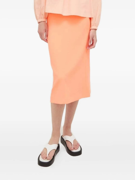  Drykorn Split Midi Skirt - Orange 
