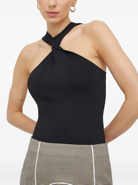  Drykorn Twist-neck Top - Black 