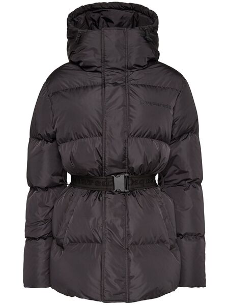  Dsquared2 Belted Puffer Coat - Black 