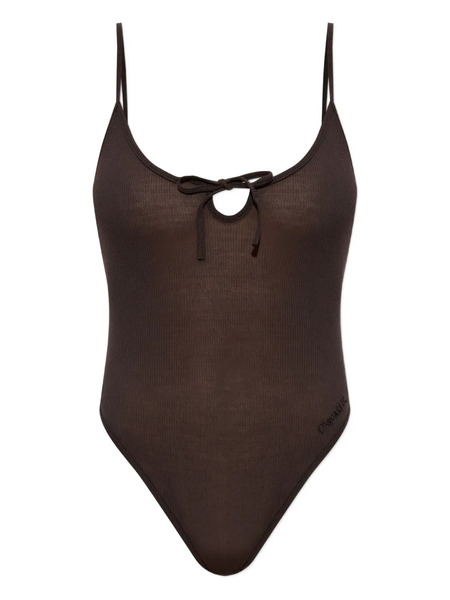  Dsquared2 Bow-detailing Bodysuit - Brown 