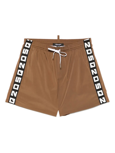 Dsquared2 Boxer Midi Swim Shorts - Brown 