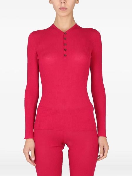  Dsquared2 Button Ribbed Sweater - Pink 