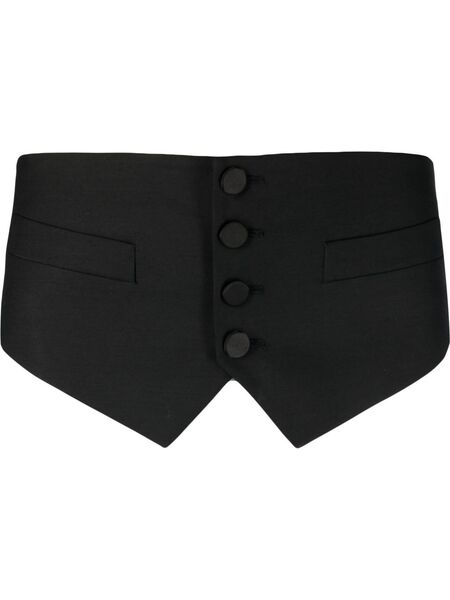  Dsquared2 Buttoned Adjustable Cummerbund - Black 