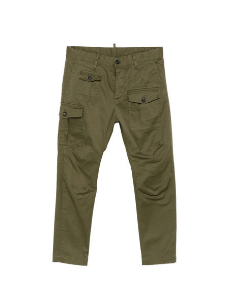 Dsquared2 Cargo-pocket Tapered Trousers - Green 