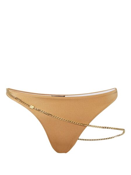  Dsquared2 Chain-link Detailing Bikini Bottom - Gold 