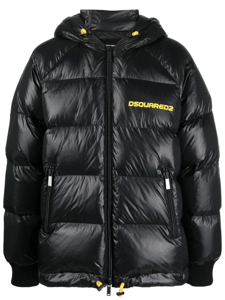  Dsquared2 Chest Logo-print Padded Jacket - Black 