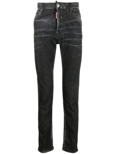  Dsquared2 Cool Guy Distressed Skinny Jeans - Black 