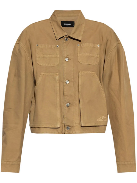  Dsquared2 Cotton Jacket - Neutrals 