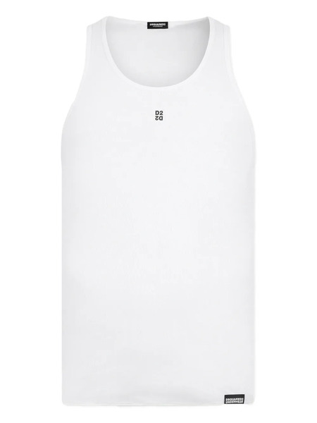  Dsquared2 Crew-neck Tank Top - White 