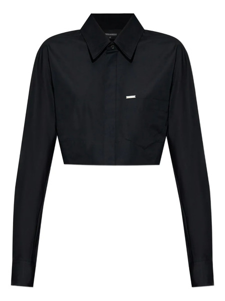  Dsquared2 Cropped Shirt - Black 