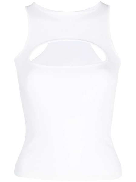  Dsquared2 Cut-out Racerback Tank Top - White 