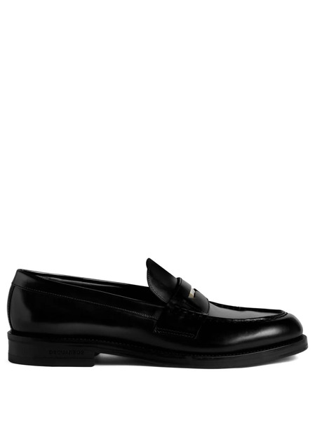  Dsquared2 D2 Classic Leather Loafers - Black 