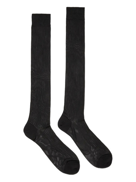  Dsquared2 D2 Classic Ribbed Knee-high Socks - Black 