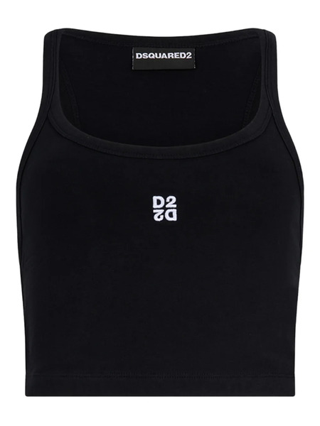 Dsquared2 D2 Upside Down Tank Top - Black 
